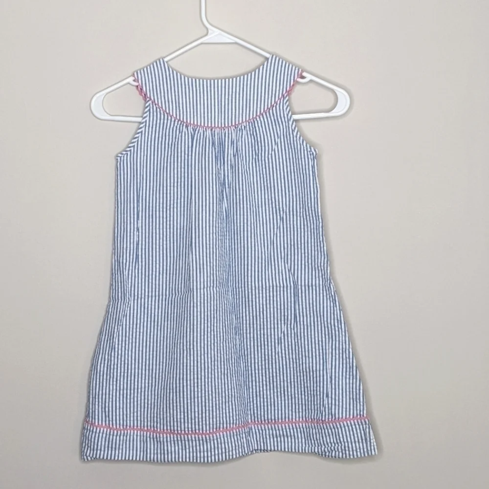 JK Seersucker Stripe Sleeveless Dress 6